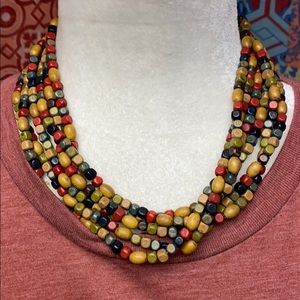 Wooden Beaded Necklace